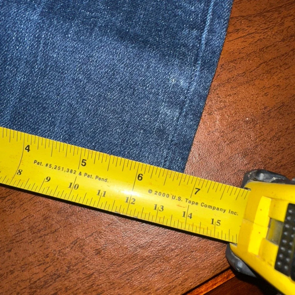 Armani Jeans Mens Slim Fit Distressed Medium Wash Eagle Logo 36x33 or 36 NWOT